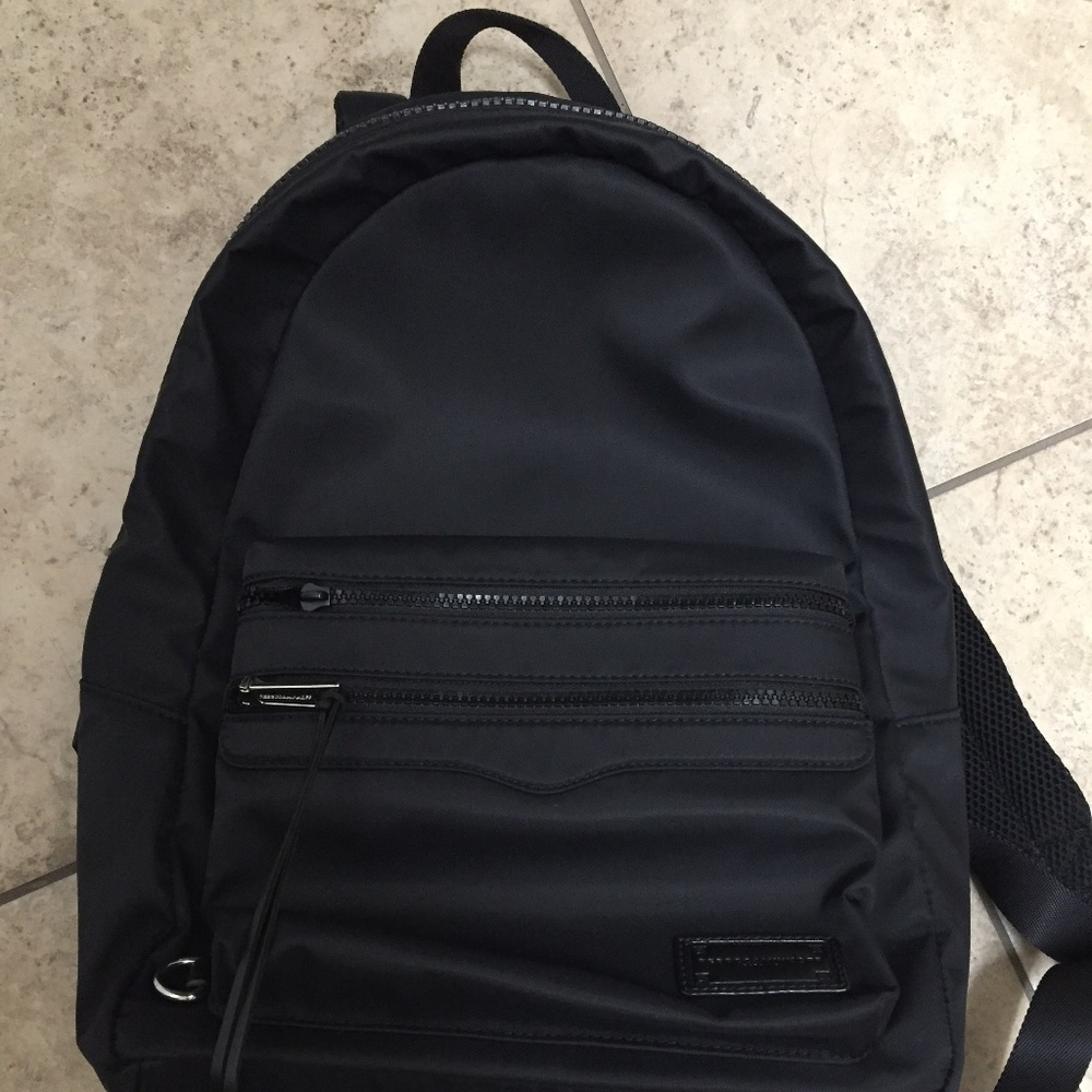 Rebecca Minkoff Medium Black Nylon Backpack - NEW